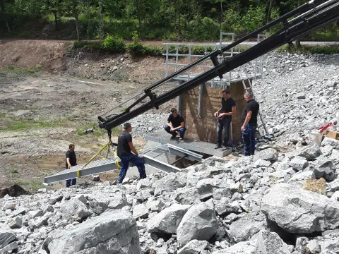 Stahltreppe – 1
